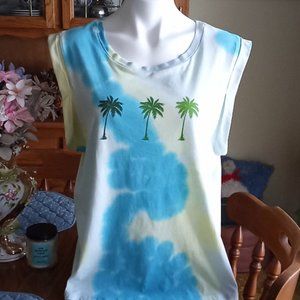 Rebellious One Graphic Tie-Dyed Tee